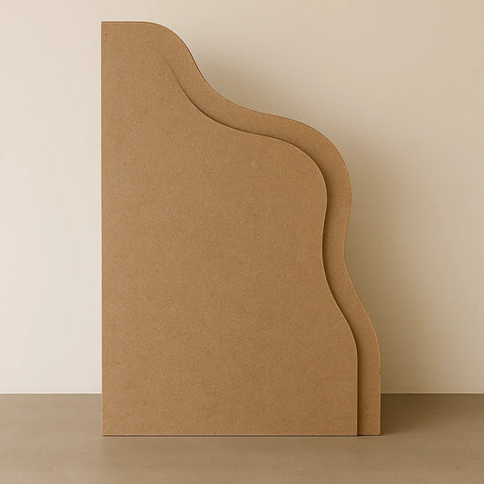 Side Wave Backdrop - Collapsible Organic Curve Media Wall & Event Display