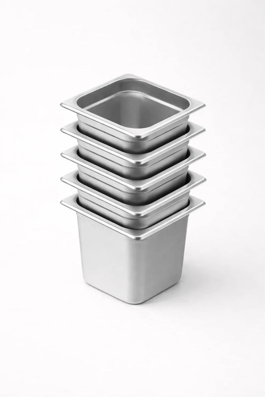 Gastronorm tray 6 pack 1/6 size