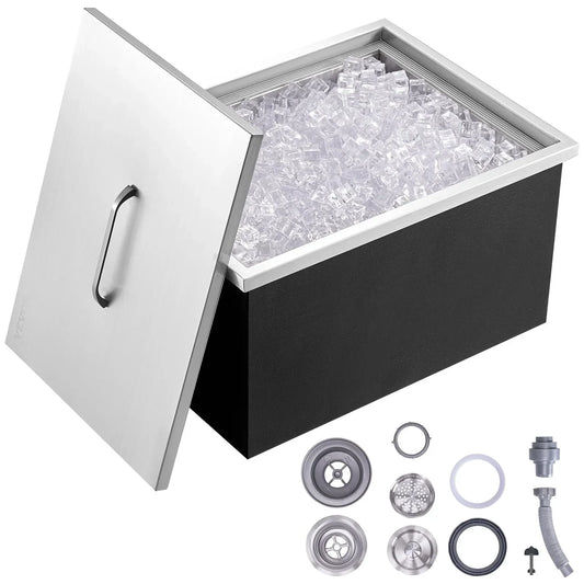 Drop-in Ice well | 20"L x 14"W x 12"H
