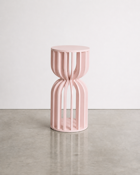 Hourglass Event Plinth - Modern Display Pedestal