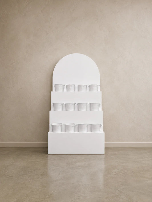 Tiered Flower Display Stand – Arched Event & Retail Floral Display
