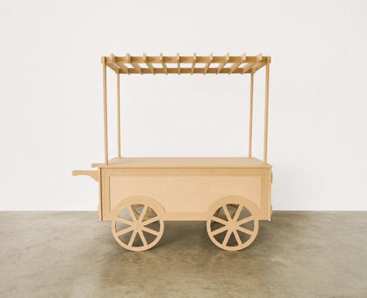 Collapsible Candy Cart | Portable Market Stall with Canopy