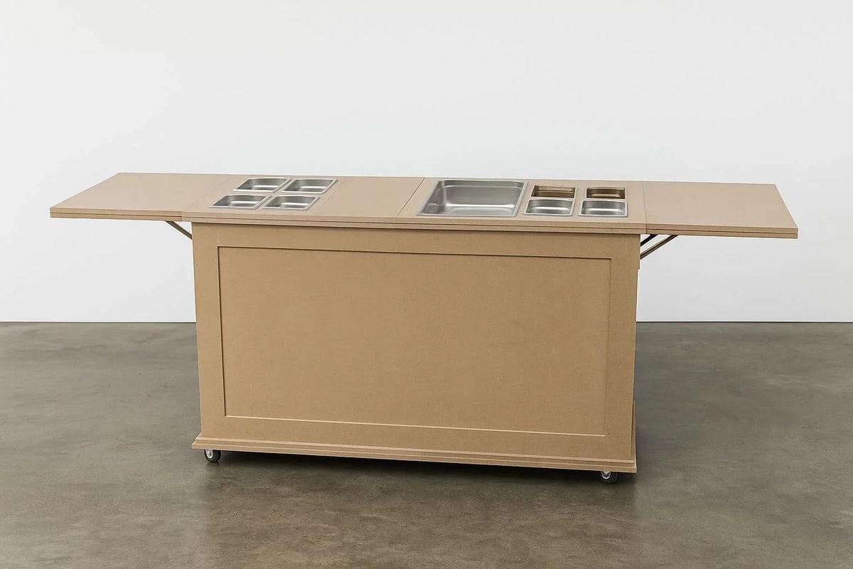 Catering Cart - Premium Collapsible Service Cart