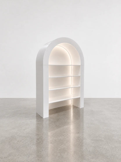 3D Arched Display Shelf with LED Lighting – Event & Retail Display