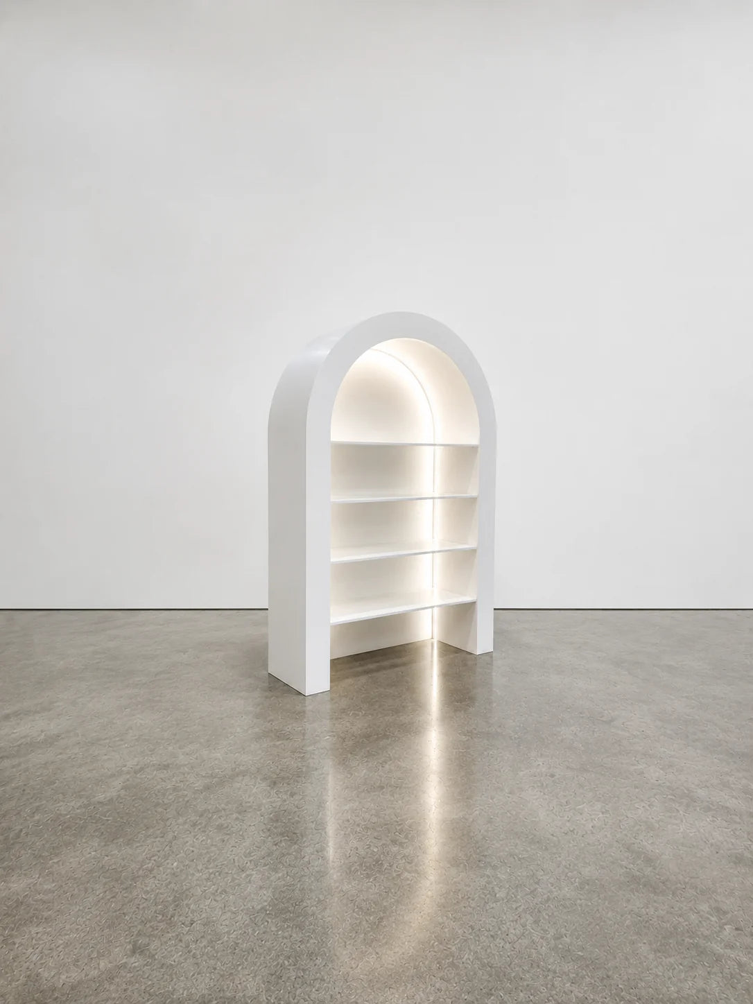 3D Arched Display Shelf with LED Lighting – Event & Retail Display