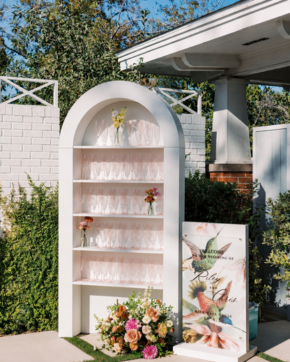 3D Arched Display Shelf with LED Lighting – Event & Retail Display
