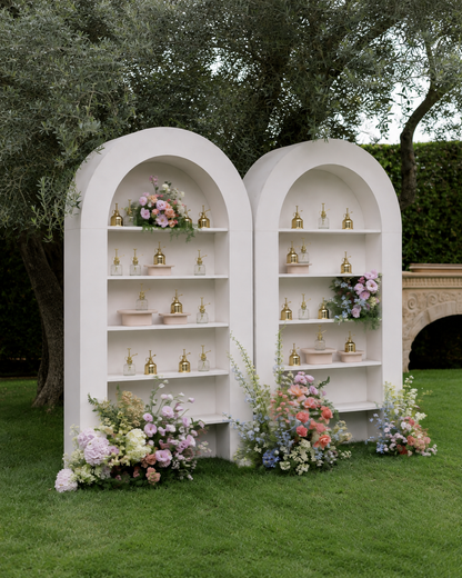 3D Arched Display Shelf with LED Lighting – Event & Retail Display