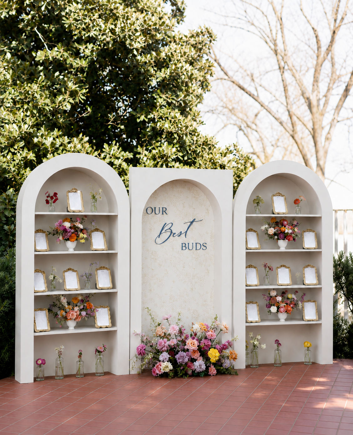3D Arched Display Shelf with LED Lighting – Event & Retail Display