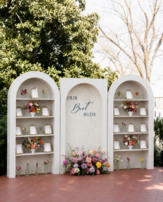 3D Arched Display Shelf with LED Lighting – Event & Retail Display