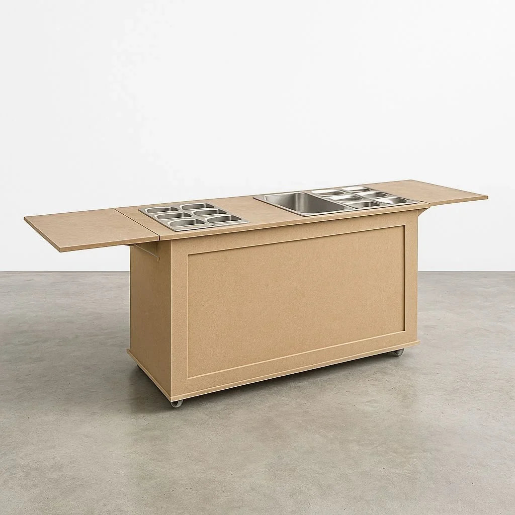 Catering Cart - Premium Collapsible Service Cart