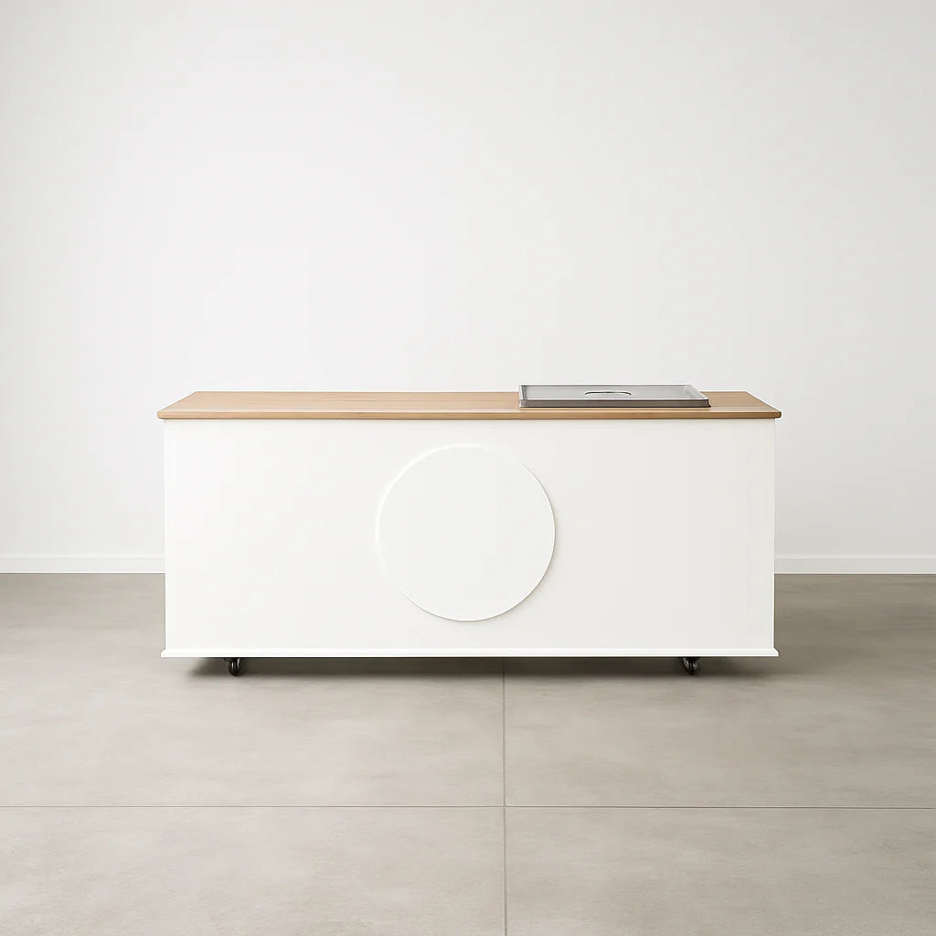 Collapsible Mobile Bar & Cocktail Event Cart