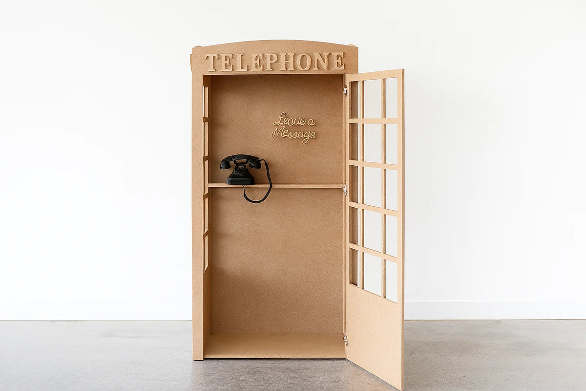 Collapsible Telephone Booth – Audio Guestbook Booth
