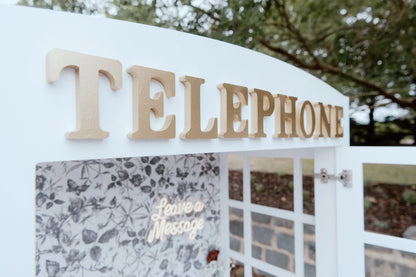 Collapsible Telephone Booth – Audio Guestbook Booth