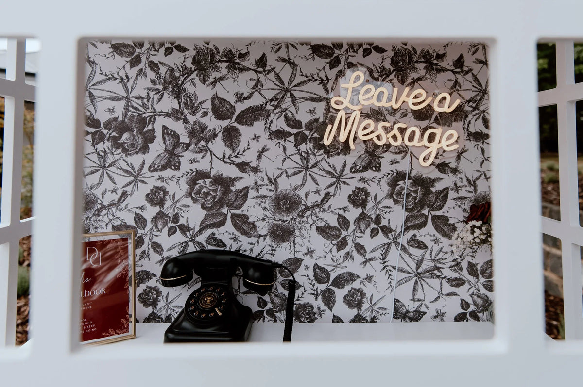 Collapsible Telephone Booth – Audio Guestbook Booth