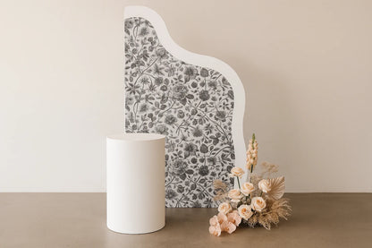 Side Wave Backdrop - Collapsible Organic Curve Media Wall & Event Display