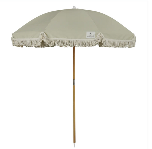 Beige Event Umbrella for Carts - Neutral Market & Wedding Shade Australia