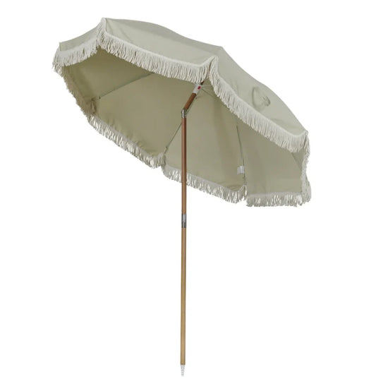 Beige Event Umbrella for Carts - Neutral Market & Wedding Shade Australia