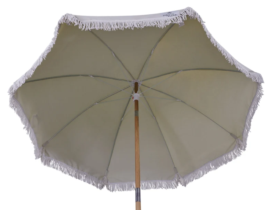 Beige Event Umbrella for Carts - Neutral Market & Wedding Shade Australia