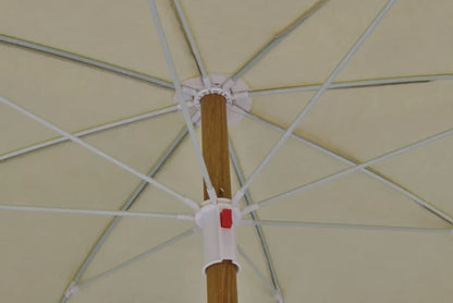 Beige Event Umbrella for Carts - Neutral Market & Wedding Shade Australia