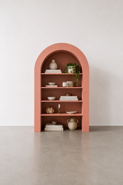 3D Arched Display Shelf with LED Lighting – Event & Retail Display