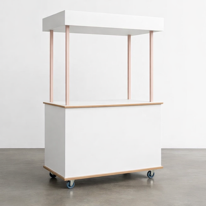 Mobile Bar Cart - Collapsible Drink Service Cart