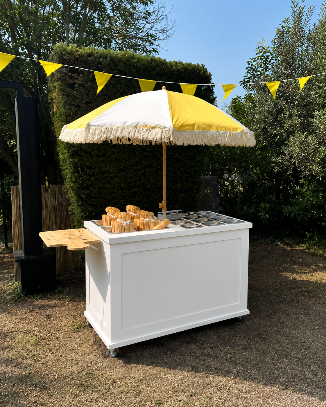 Collapsible Charcuterie Mobile Cart — view 3