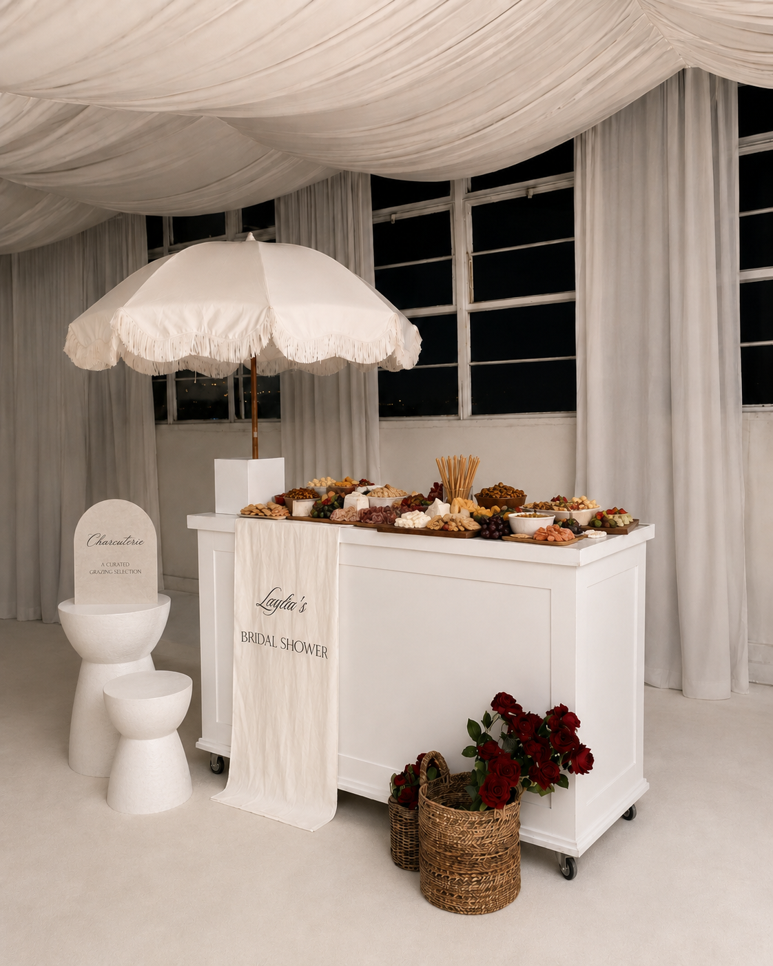 Collapsible Charcuterie Mobile Cart — view 1
