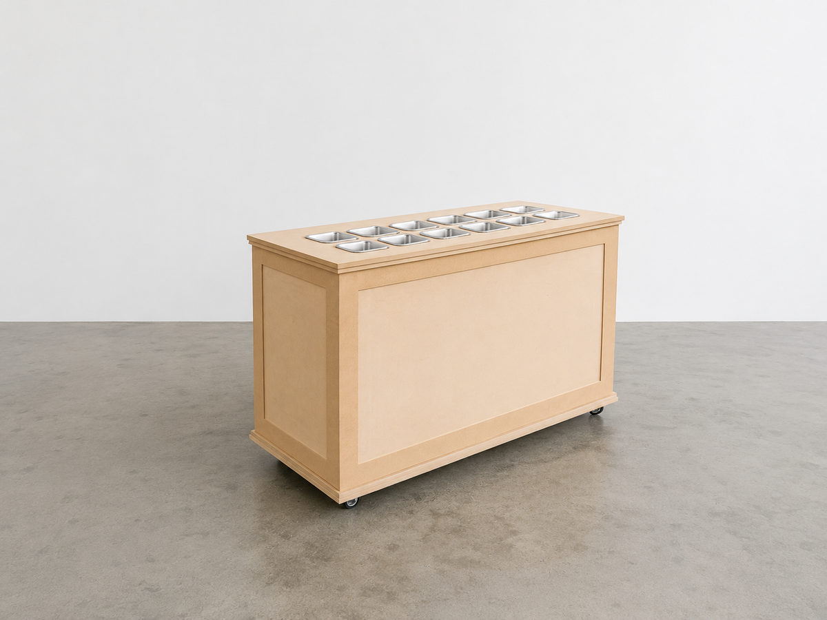 Collapsible Charcuterie Mobile Cart