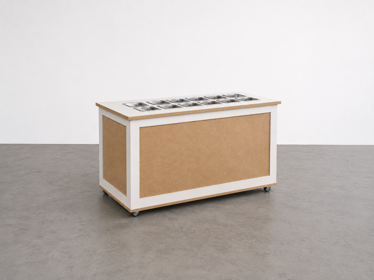 Collapsible Charcuterie Mobile Cart