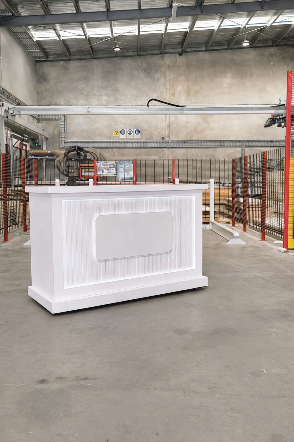 Illuminated V-Groove Event Bar - Collapsible LED Brand Activation Cart