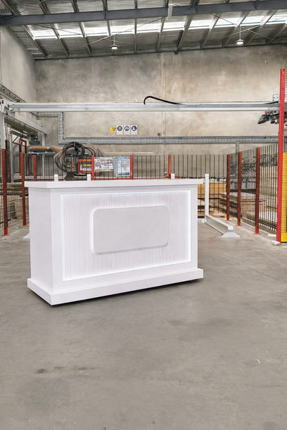 Illuminated V-Groove Event Bar - Collapsible LED Brand Activation Cart