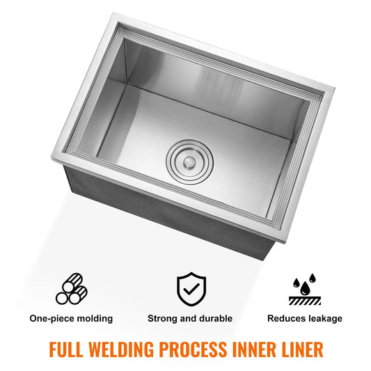 Drop-in Ice well | 20"L x 14"W x 12"H