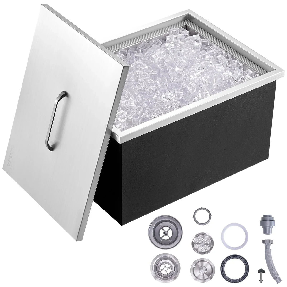Drop-in Ice well | 20"L x 14"W x 12"H