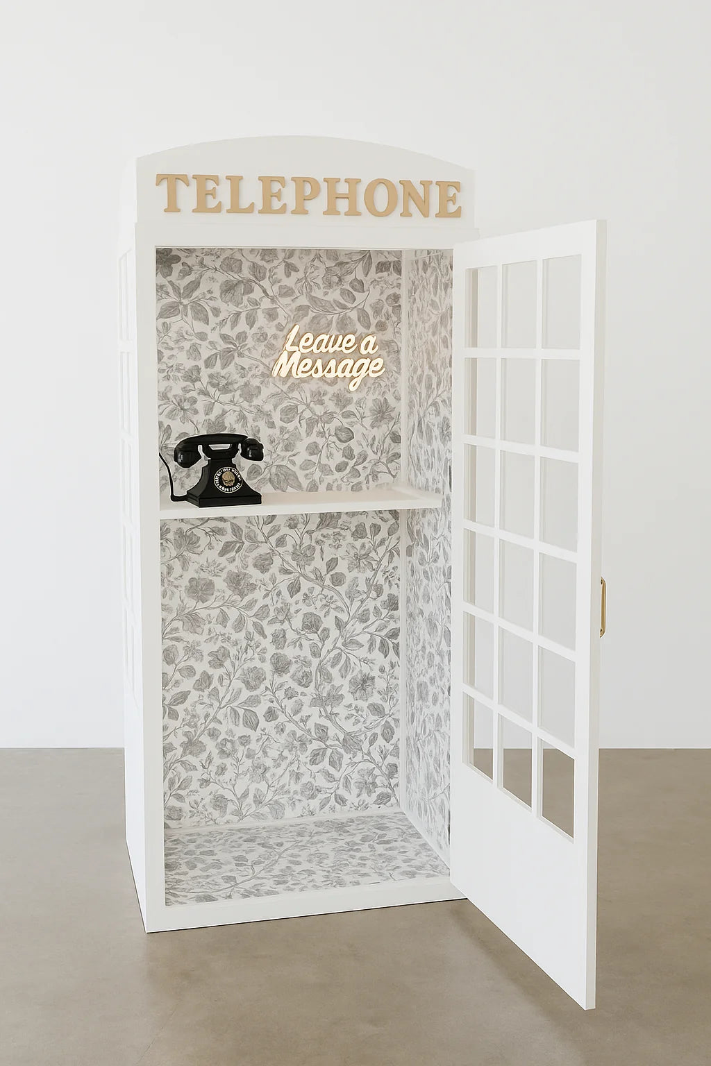 Collapsible Telephone Booth – Audio Guestbook Booth