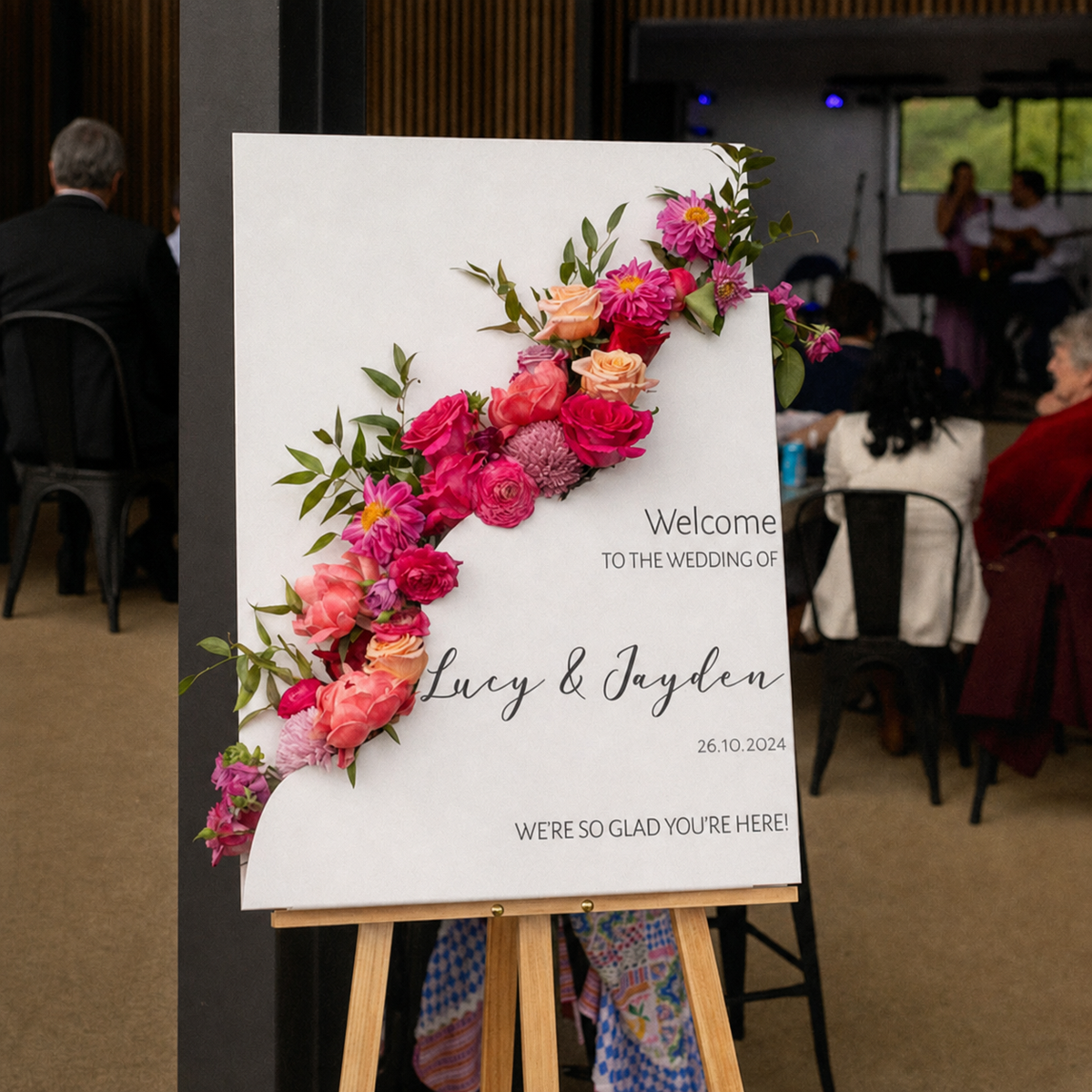 Bloom Box – Floral Welcome Sign