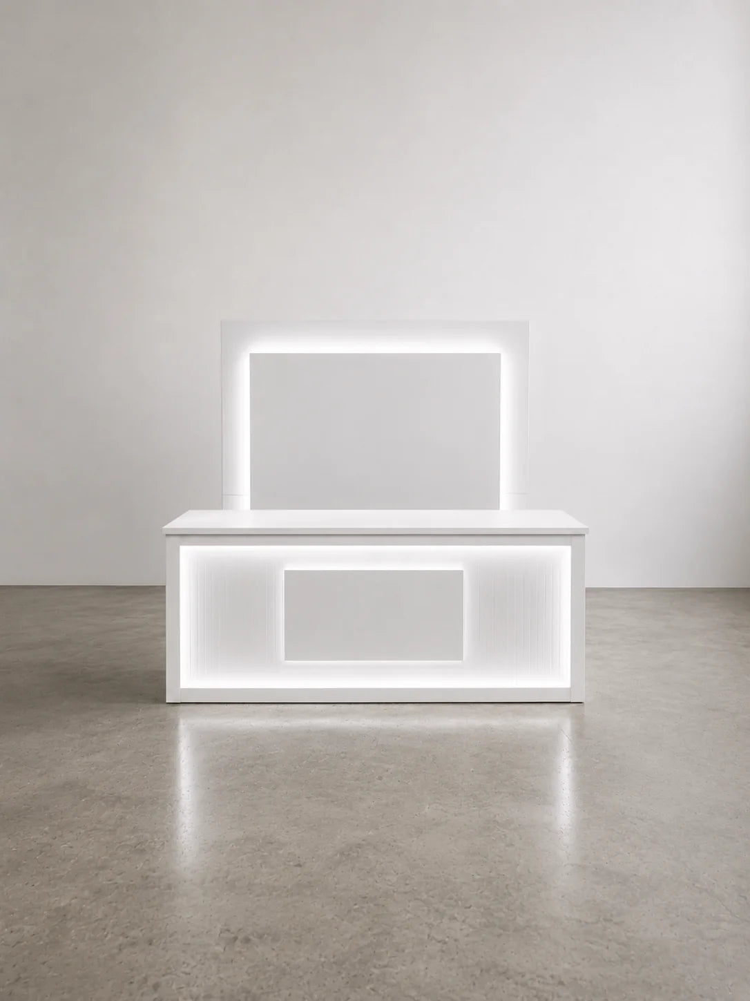 Illuminated V-Groove Activation Display - Collapsible LED Brand Activation Display