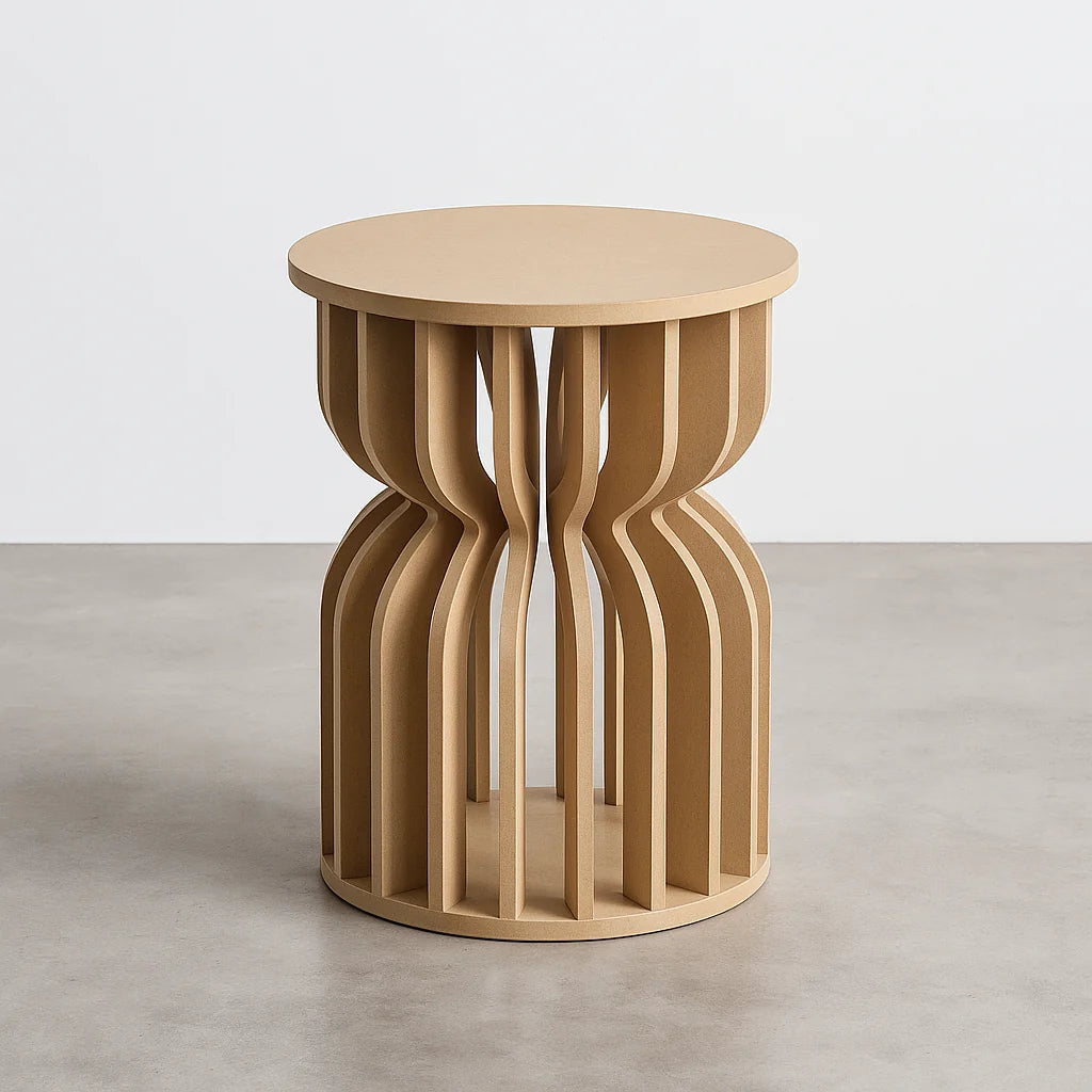 Hourglass Event Plinth - Modern Display Pedestal