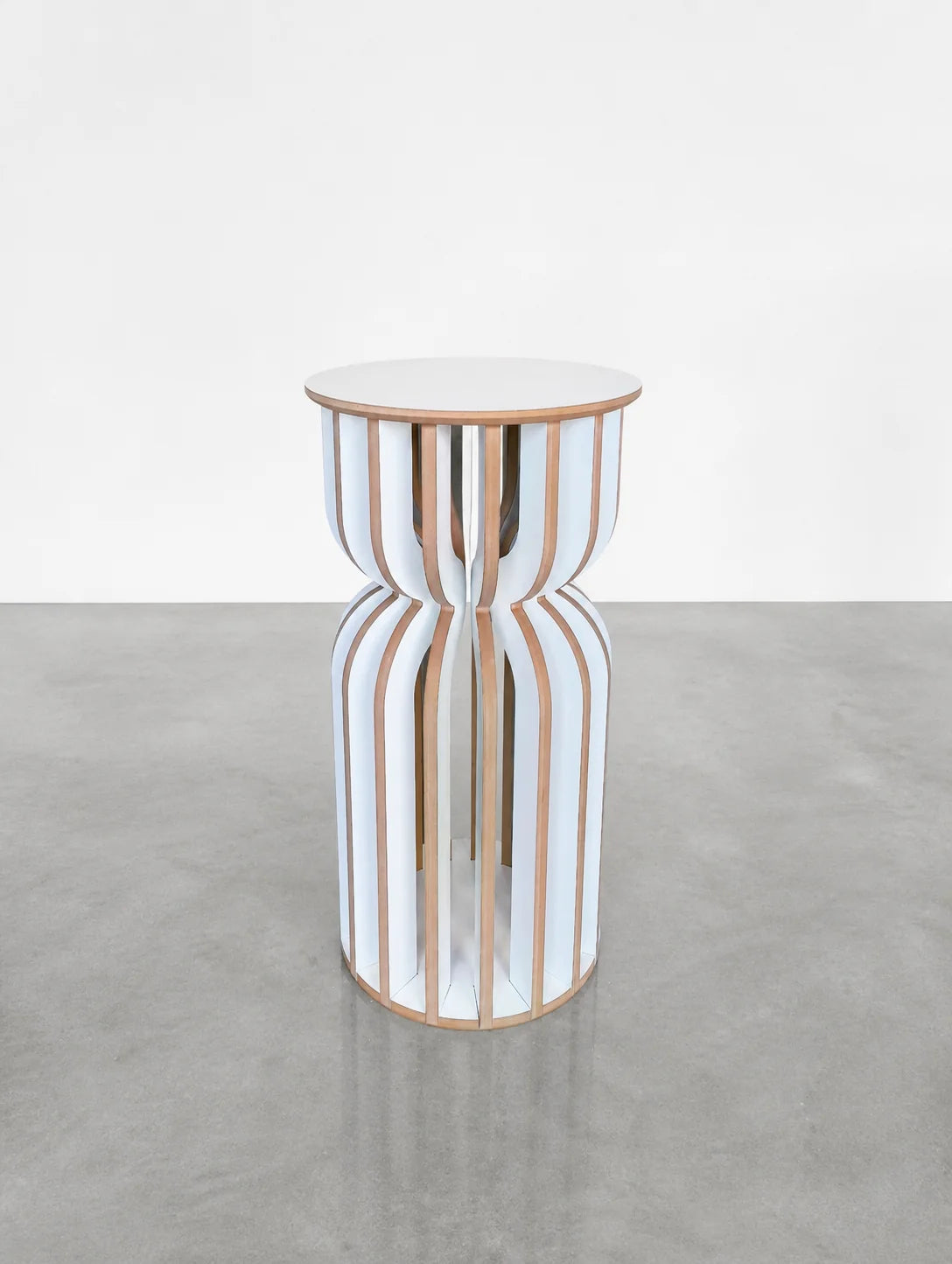Hourglass Event Plinth - Modern Display Pedestal