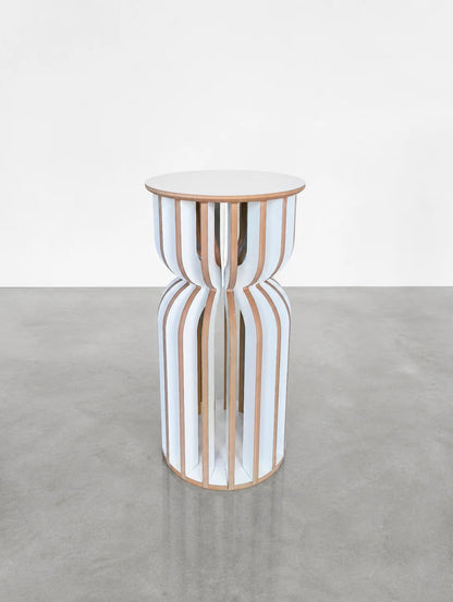 Hourglass Event Plinth - Modern Display Pedestal
