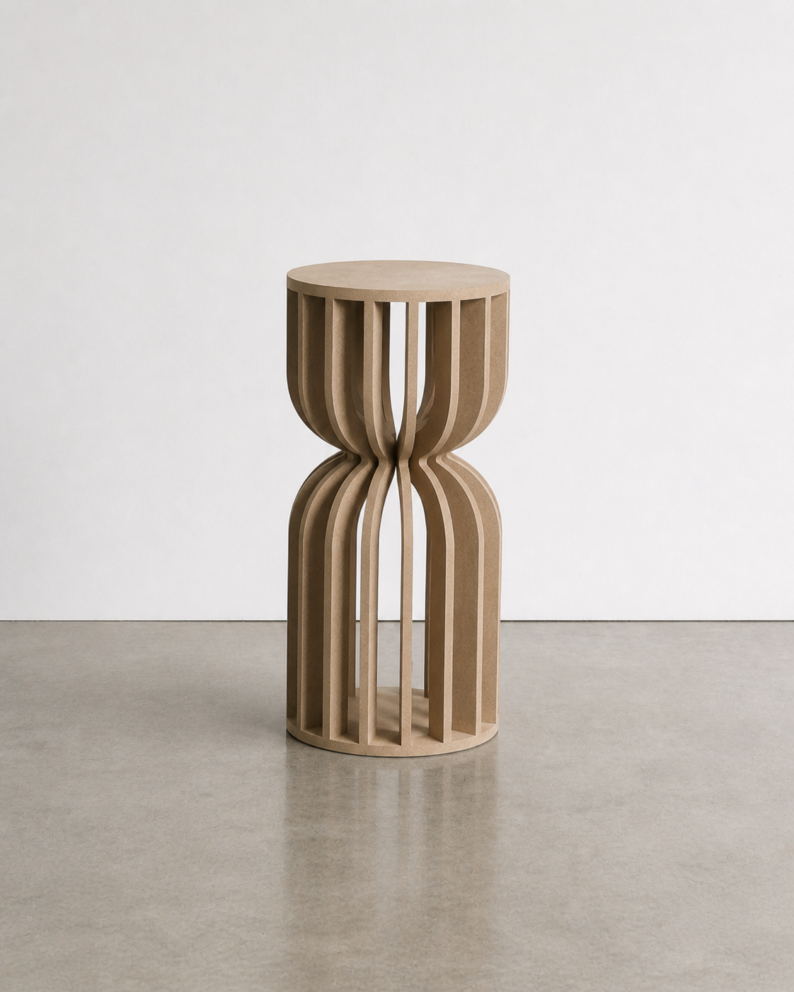 Hourglass Event Plinth - Modern Display Pedestal