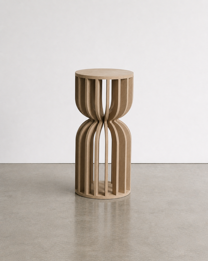 Hourglass Event Plinth - Modern Display Pedestal