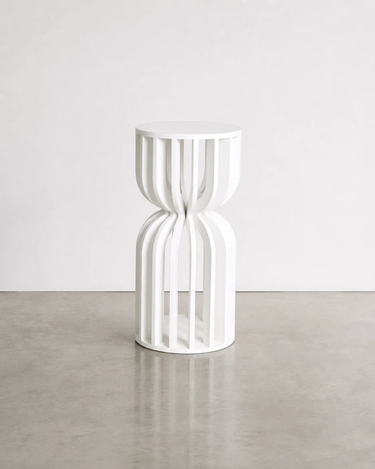 Hourglass Event Plinth - Modern Display Pedestal