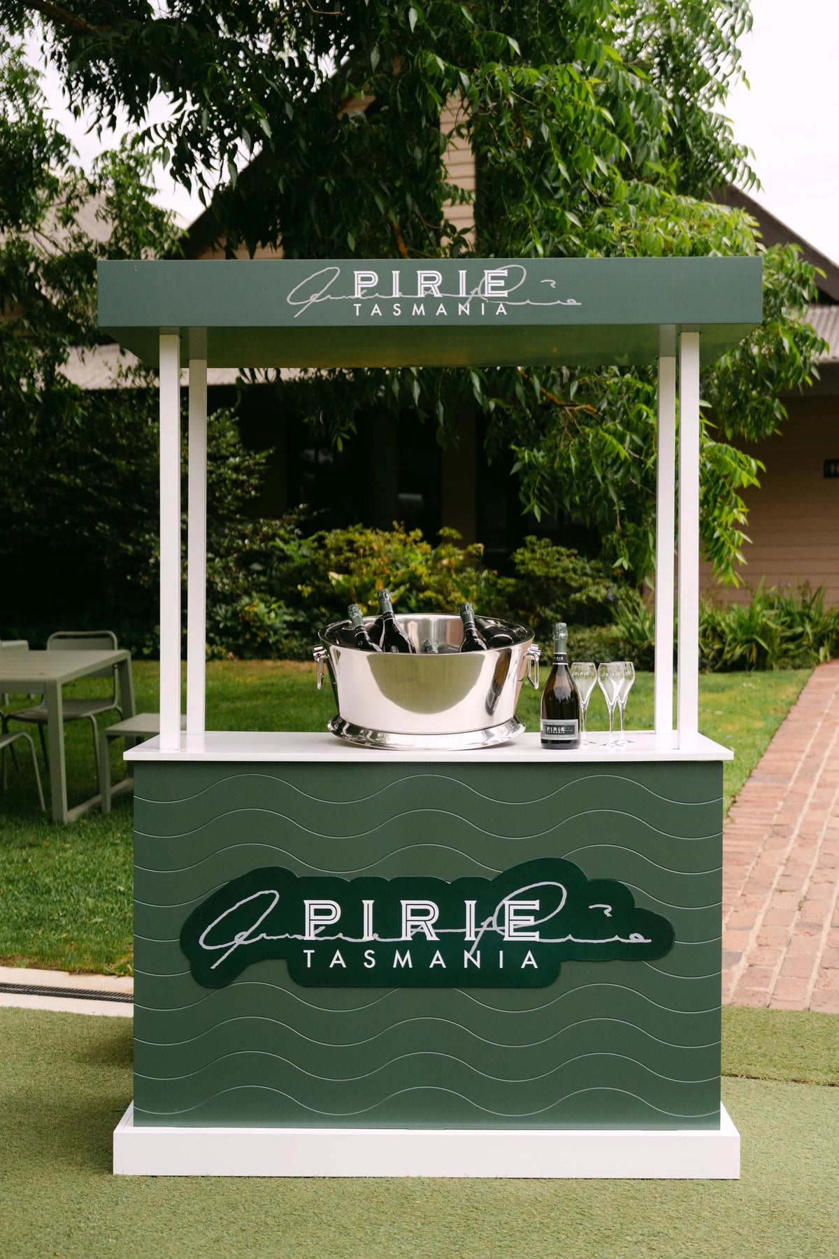 Mobile Bar Cart - Collapsible Drink Service Cart