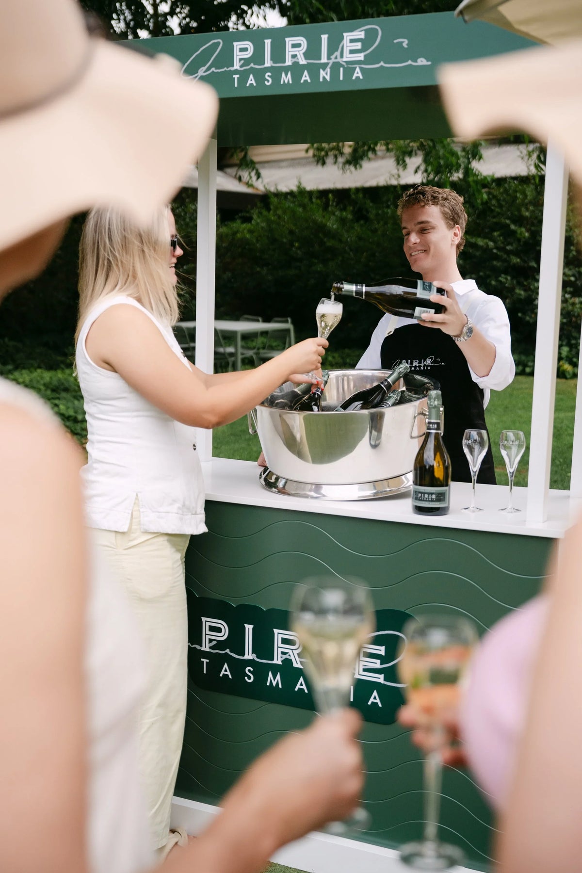 Mobile Bar Cart - Collapsible Drink Service Cart