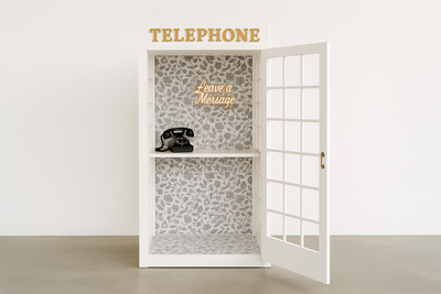 Collapsible Telephone Booth – Audio Guestbook Booth