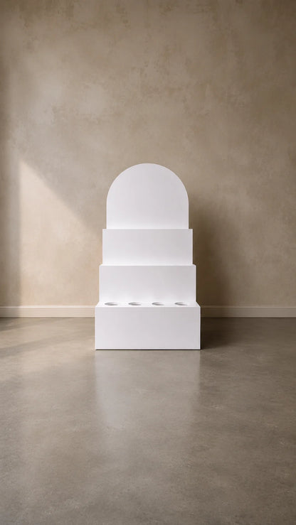 Tiered Flower Display Stand – Arched Event & Retail Floral Display