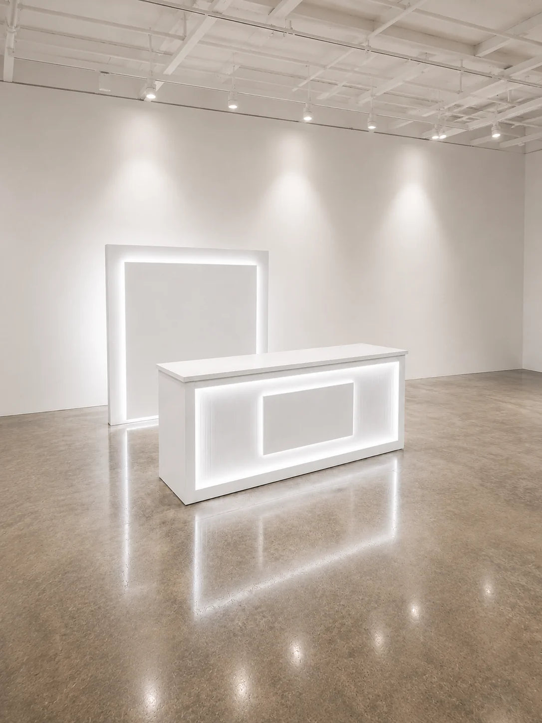 Illuminated V-Groove Activation Display - Collapsible LED Brand Activation Display