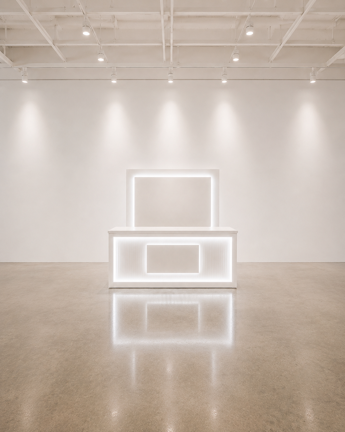 Illuminated V-Groove Activation Display - Collapsible LED Brand Activation Display
