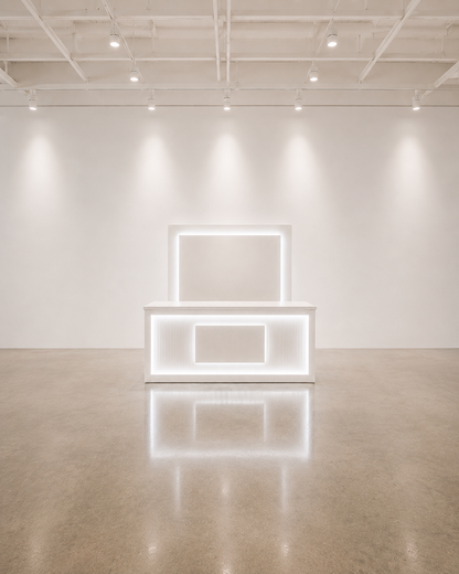 Illuminated V-Groove Activation Display - Collapsible LED Brand Activation Display