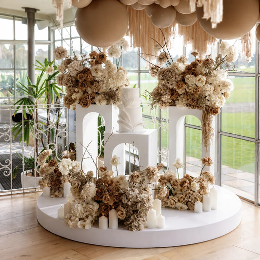 Arched Event Plinth – Modern Display Pedestal